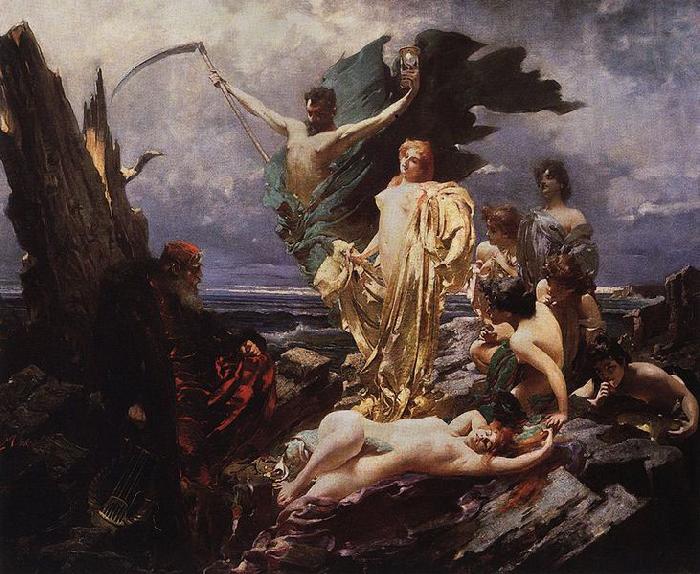 Franciszek zmurko The Past of Sinner - Seven Deadly Sins. Germany oil painting art